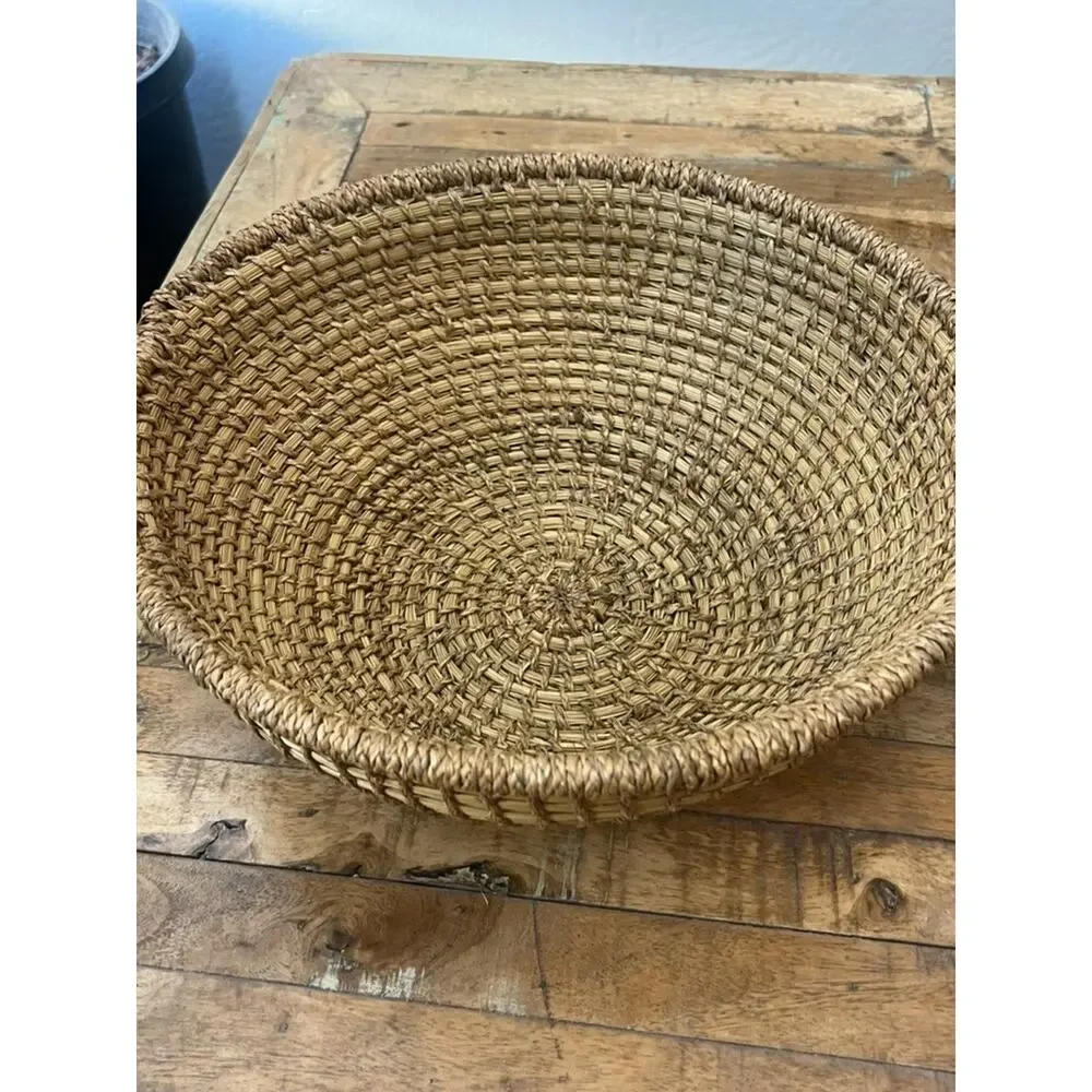 Handwoven Large Rattan Wicker Basket 15